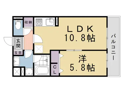 東砂ノ町プロジェクト(1LDK/3階)の間取り写真