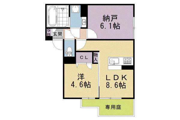 阪急電鉄京都線 西京極駅 徒歩5分 3階建 新築(1SLDK/1階)の間取り写真