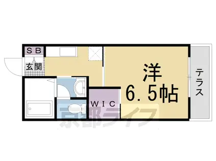 ジョイハウス A棟/B棟(1K/1階)の間取り写真