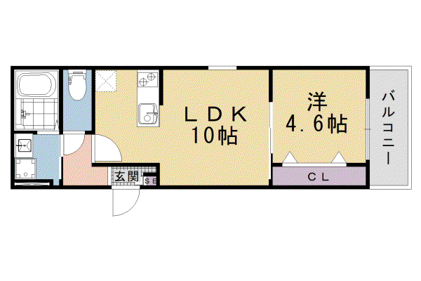 京阪電気鉄道京阪線 東福寺駅 徒歩8分 3階建 新築(1LDK/1階)の間取り写真