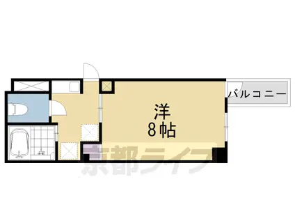 AREA DEUX(1K/1階)の間取り写真