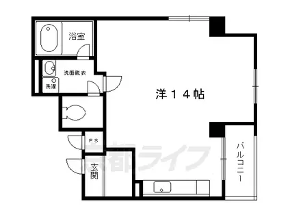 ダスハウゼヨシダ(1K/2階)の間取り写真