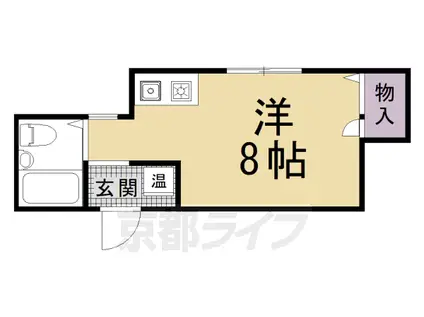 三宅アパート(ワンルーム/2階)の間取り写真