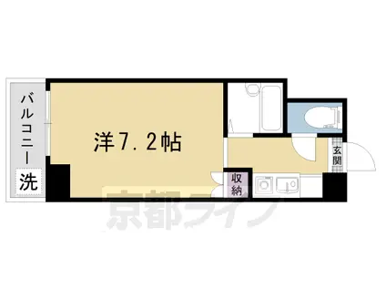 SENTO GARDEN(1K/4階)の間取り写真