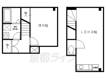 バインオークFINE(1LDK/5階)の間取り写真