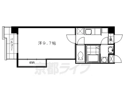 メゾン・フェアリー(1K/7階)の間取り写真