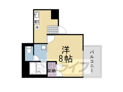 GRAFFITIMATSUI(1K/1階)の間取り写真