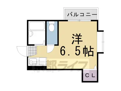 メゾンショウエイ(1K/2階)の間取り写真