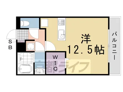 グランドール(ワンルーム/1階)の間取り写真