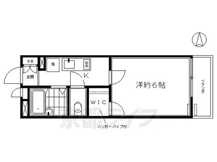 レオパレス三井田Ⅱ(1K/2階)の間取り写真