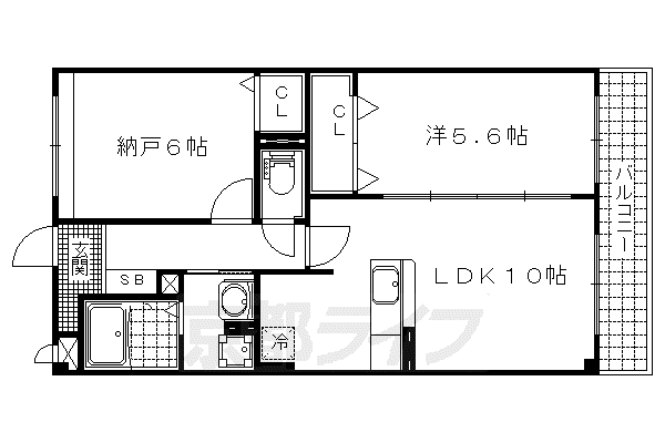 マジコール コーポ(1SLDK/1階)の間取り写真