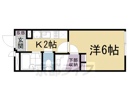 レオパレスシュピッツェ(1K/2階)の間取り写真