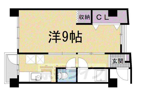 第一白川ハイツ(2DK/2階)の間取り写真
