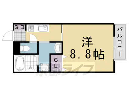 アーベルハイム(1K/1階)の間取り写真