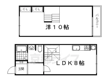 ハイツMON.YOSHIDA(1DK/1階)の間取り写真