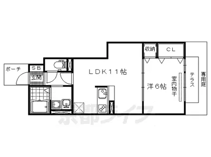 サクラハウス(1LDK/2階)の間取り写真