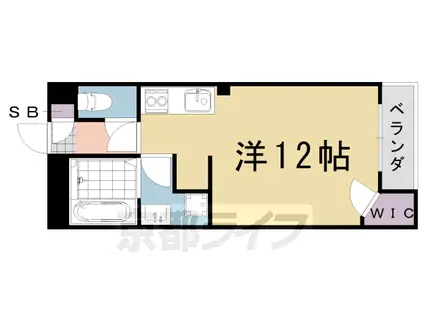 レオネクストリュミエール(1K/2階)の間取り写真