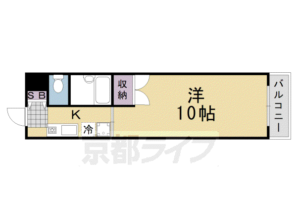 メゾンドプレミール(1K/3階)の間取り写真