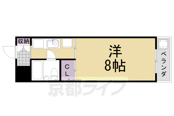 SHIOEハイツアミーゴ(1K/1階)の間取り写真