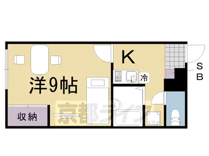 レオパレスアクア(1K/1階)の間取り写真