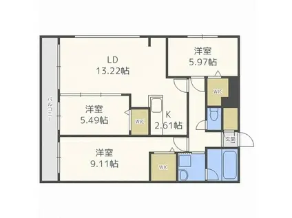 N-SELECTION.STELLA(3LDK/4階)の間取り写真