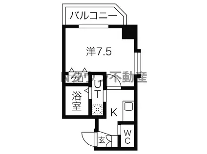 プレシャス名駅(1K/3階)の間取り写真