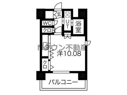 INSPIRATION(ワンルーム/12階)の間取り写真