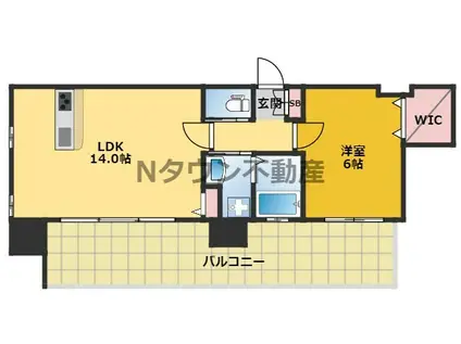FIRST RESIDENCE SAKAE(1LDK/7階)の間取り写真
