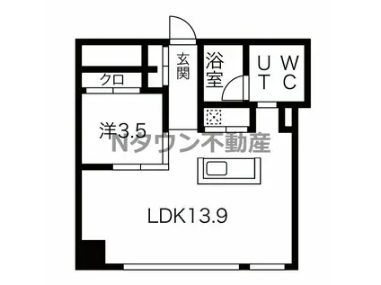 コレクション名駅Ⅲ(1LDK/2階)の間取り写真