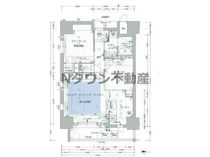 プレサンスロジェ丸の内(1LDK/5階)の間取り写真