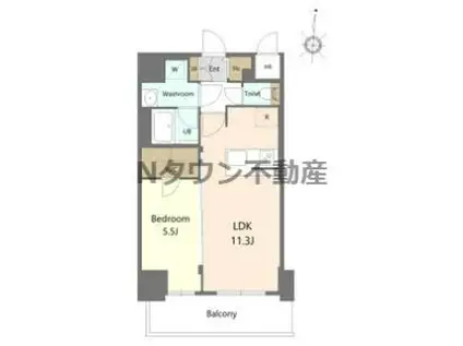 S-RESIDENCE高岳ARDENT(1LDK/2階)の間取り写真