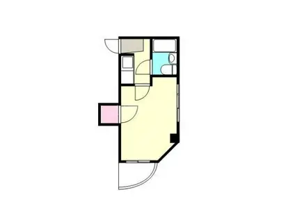 サンクレスト西蒲田(1K/4階)の間取り写真