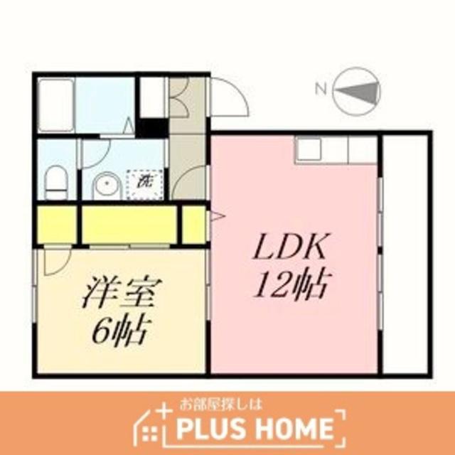 メゾン・ド・いづみ(1LDK/1階)の間取り写真