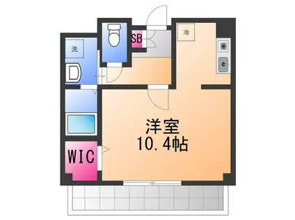 セントプレイス(ワンルーム/1階)の間取り写真