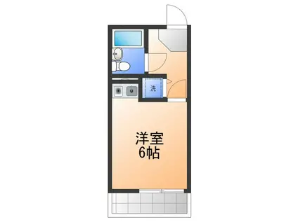 シャルマンフジ和泉大宮弐番館(ワンルーム/3階)の間取り写真