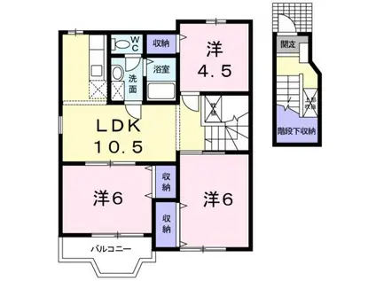 プレ・アーカソニー南館(3LDK/2階)の間取り写真