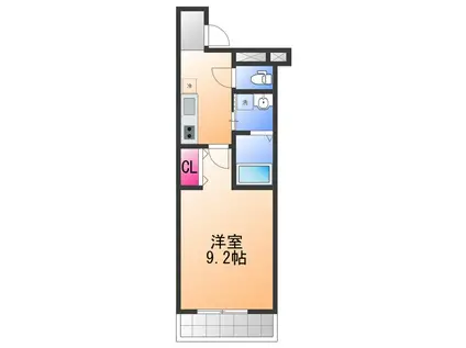 フジパレス鳳中町Ⅱ番館(1K/2階)の間取り写真