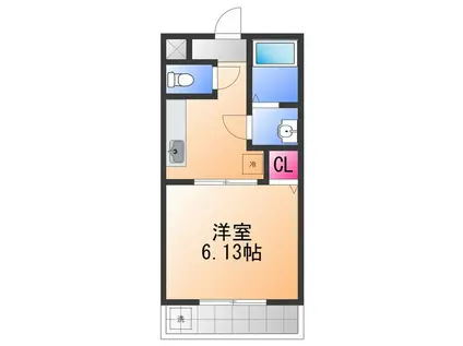 OBELISK.K(1K/2階)の間取り写真