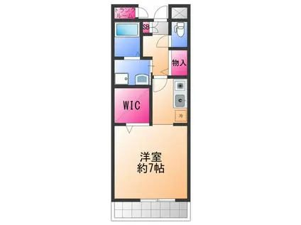 アイディアル邨田(1K/3階)の間取り写真