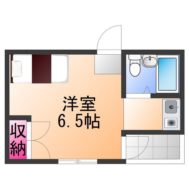新川第5マンション(ワンルーム/4階)の間取り写真