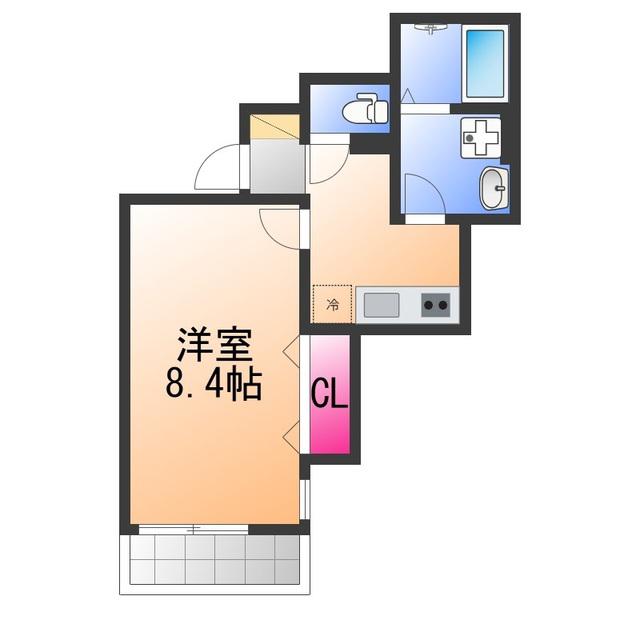 ユウパレス池上(1K/1階)の間取り写真