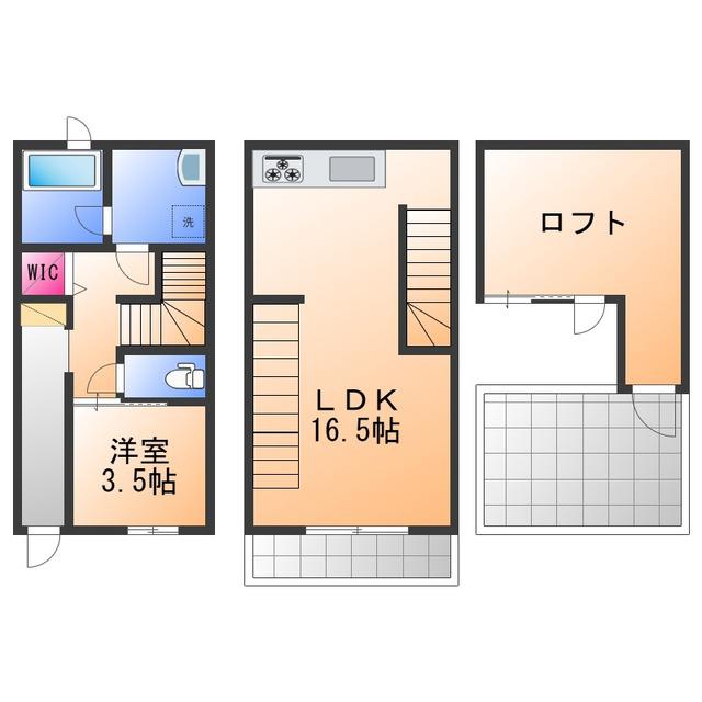 阪和線 日根野駅 徒歩20分 2階建 築6年(1LDK)の間取り写真
