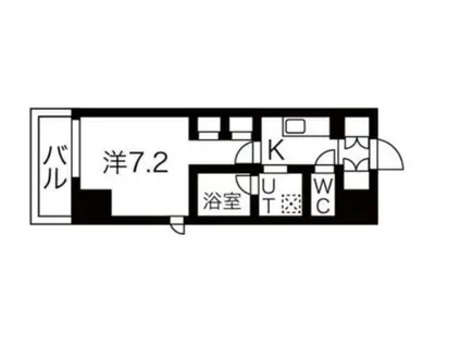 シーズンフラッツ押上サウス(1K/8階)の間取り写真