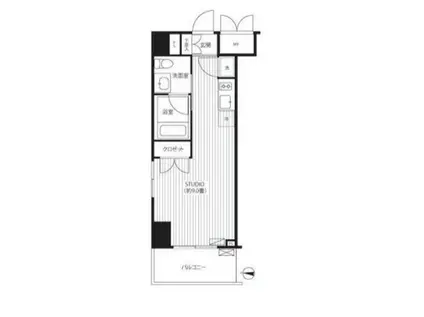 グランハイツ錦糸町(ワンルーム/7階)の間取り写真