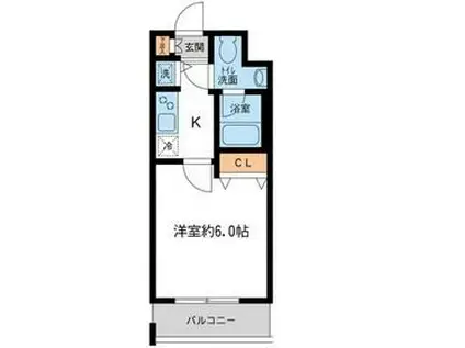 KDXレジデンス大島(1K/8階)の間取り写真