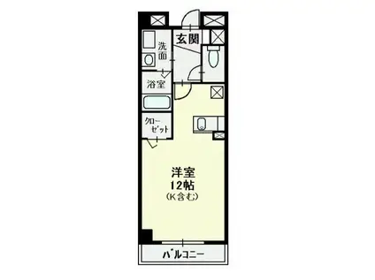 サンセル本所(ワンルーム/2階)の間取り写真