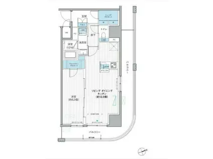 栖-すみか-浅草蔵前(1LDK/7階)の間取り写真