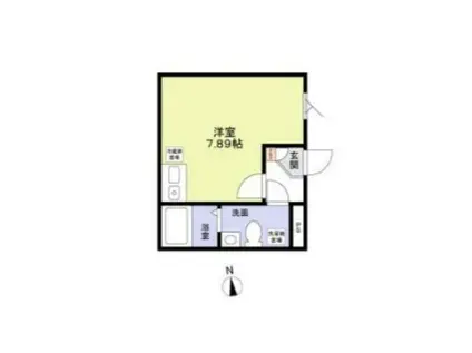 MONOLOGUE(1K/4階)の間取り写真