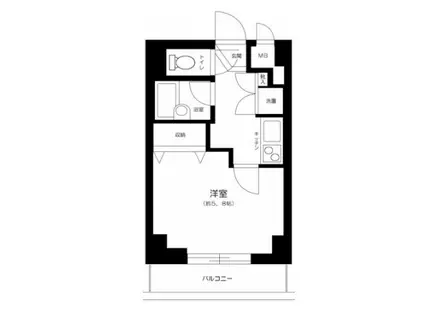 サンパティオ文京千石(1K/1階)の間取り写真