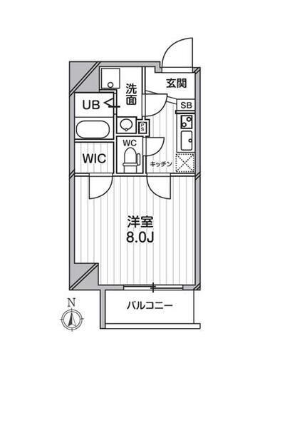 レピュア錦糸町(1K/3階)の間取り写真